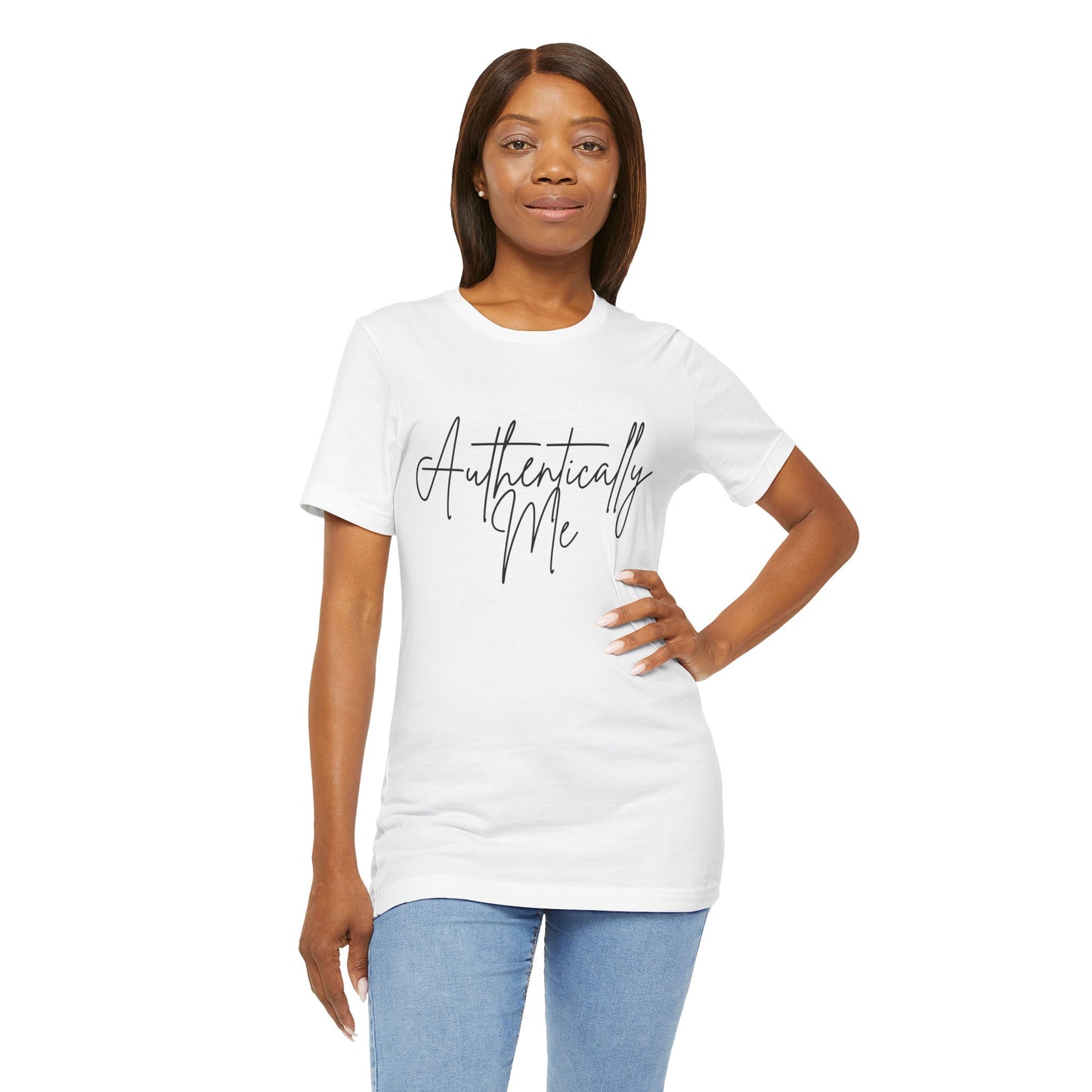 Authentically Me Unisex Jersey Tee - Inspiring Self-Expression Shirt
