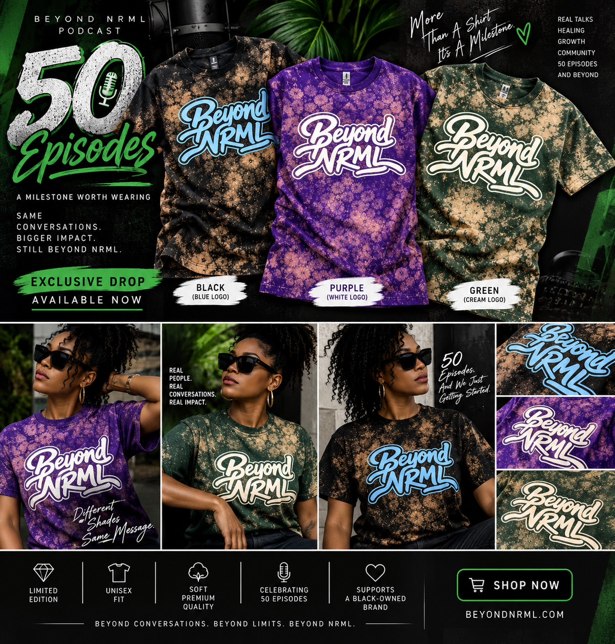 Beyond NRML™ 50th Episode Exclusive Tee | Limited Edition